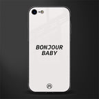 bonjour baby glass case for iphone se 2020 image