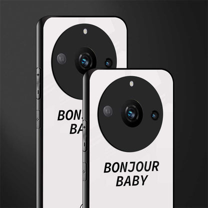 bonjour baby back phone cover | glass case for realme 11 pro 5g