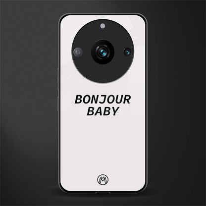 bonjour baby back phone cover | glass case for realme 11 pro 5g
