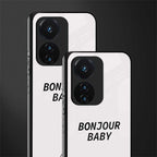 bonjour baby back phone cover | glass case for vivo t1 44w 4g