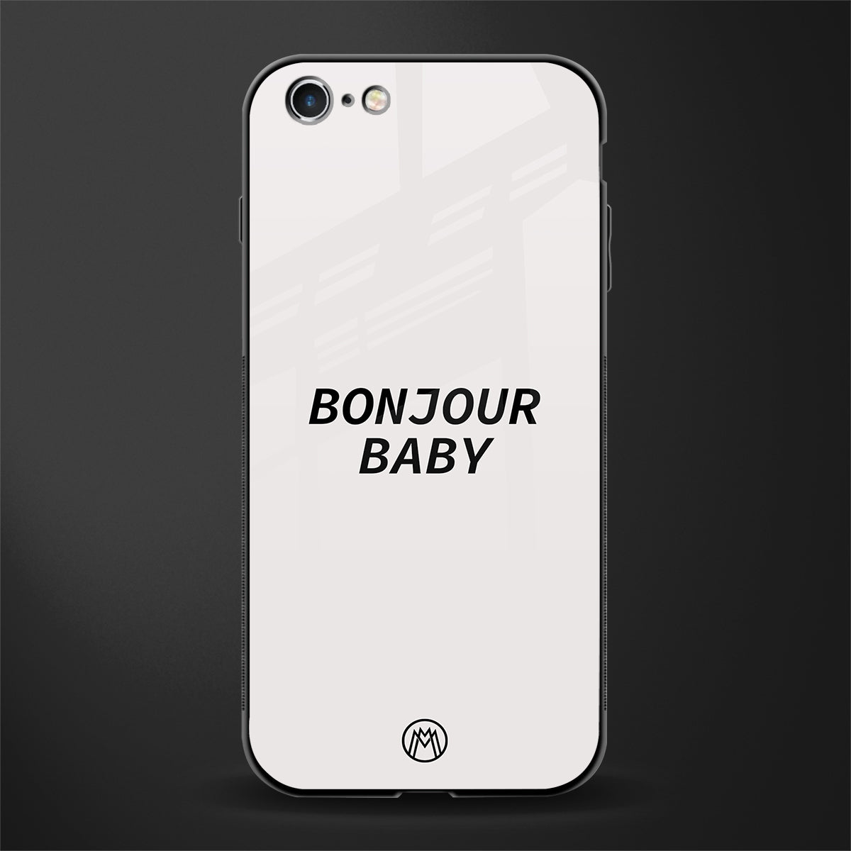 bonjour baby glass case for iphone 6 image
