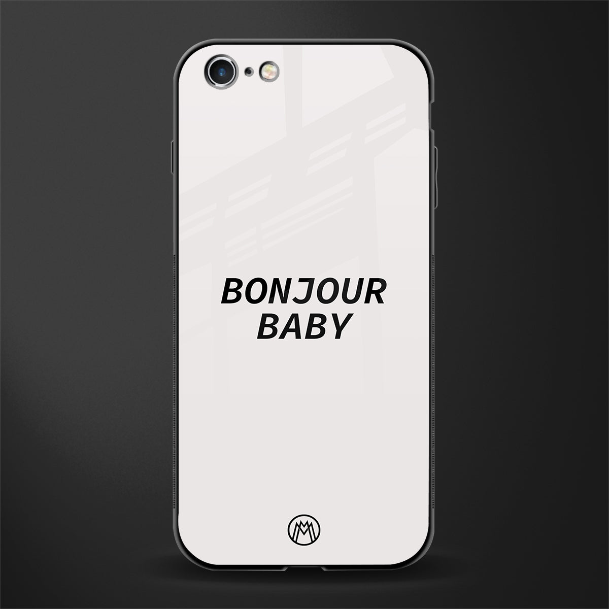 bonjour baby glass case for iphone 6s plus image