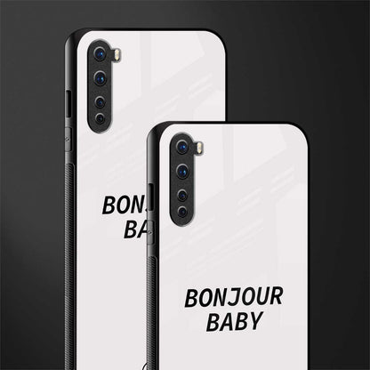 bonjour baby glass case for oneplus nord ac2001 image-2