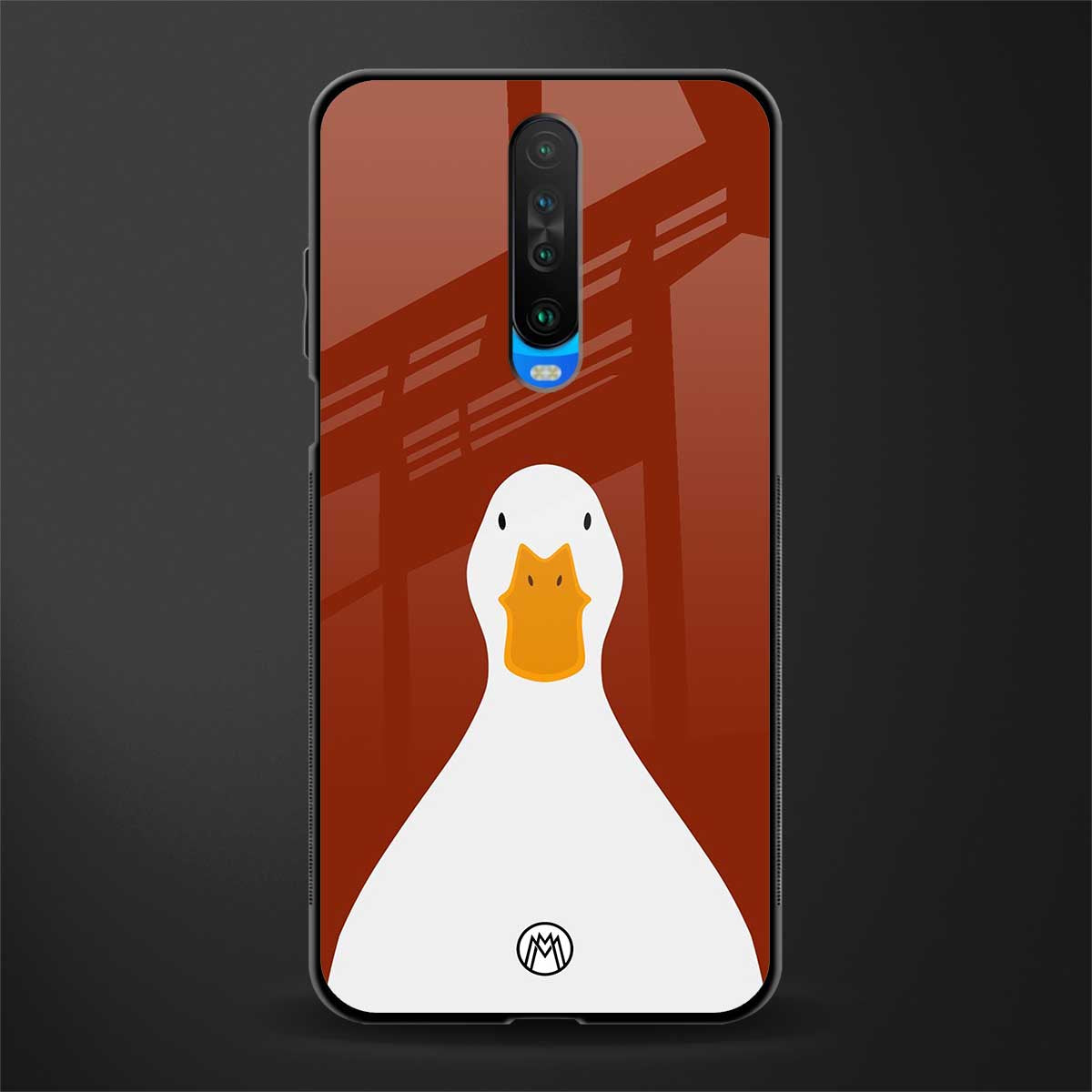 boring goose glass case for poco x2 image
