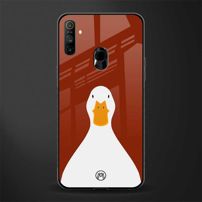 boring goose glass case for realme narzo 20a image