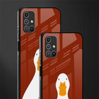 boring goose glass case for samsung galaxy m51 image-2