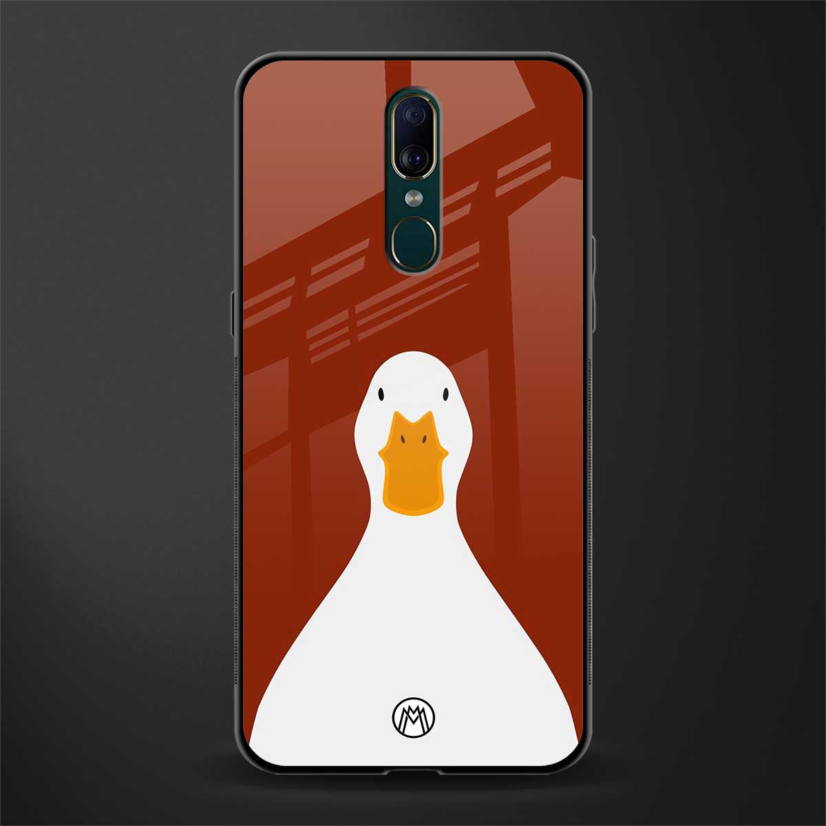 boring goose glass case for oppo a9 image