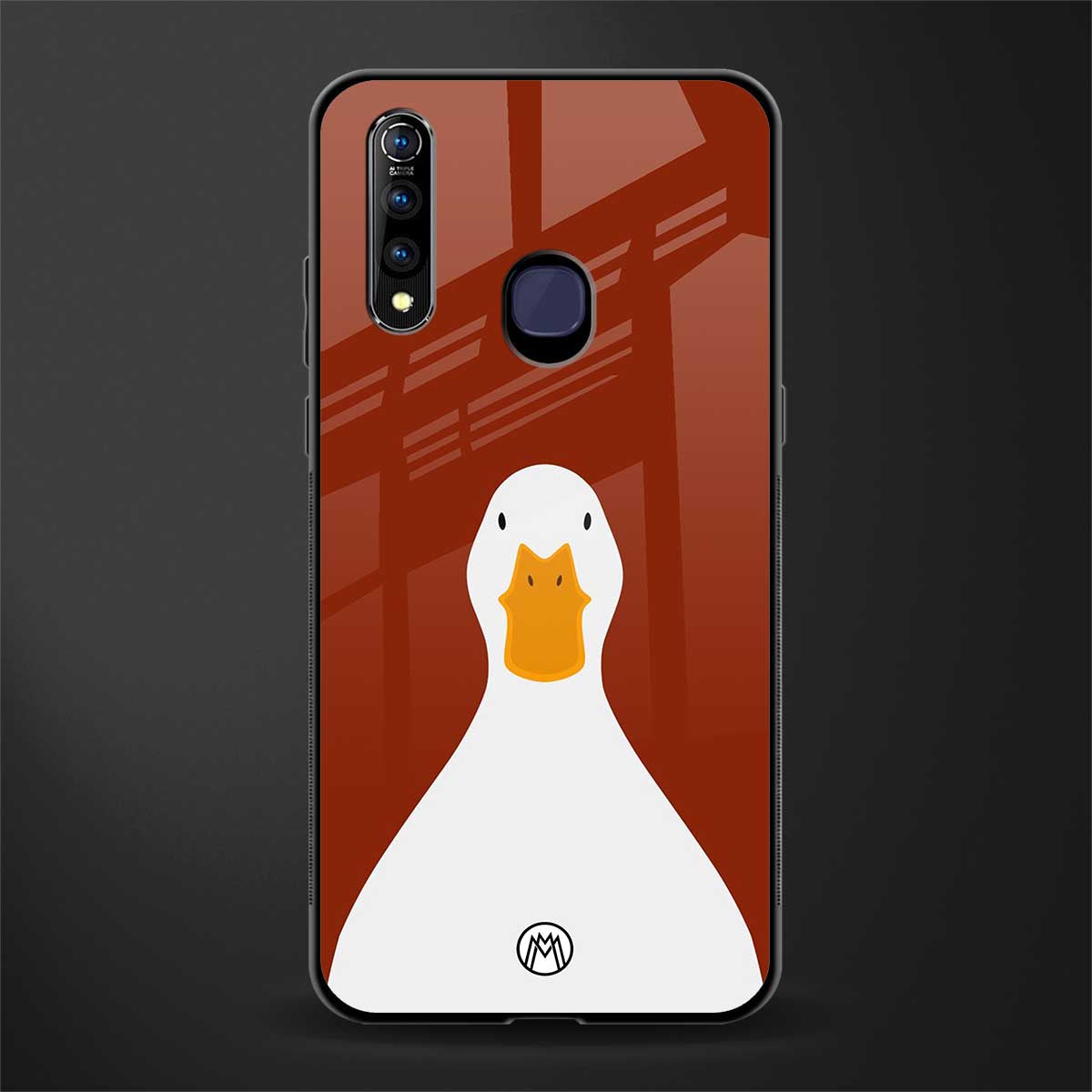 boring goose glass case for vivo z1 pro image