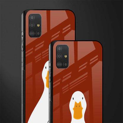 boring goose glass case for samsung galaxy a51 image-2
