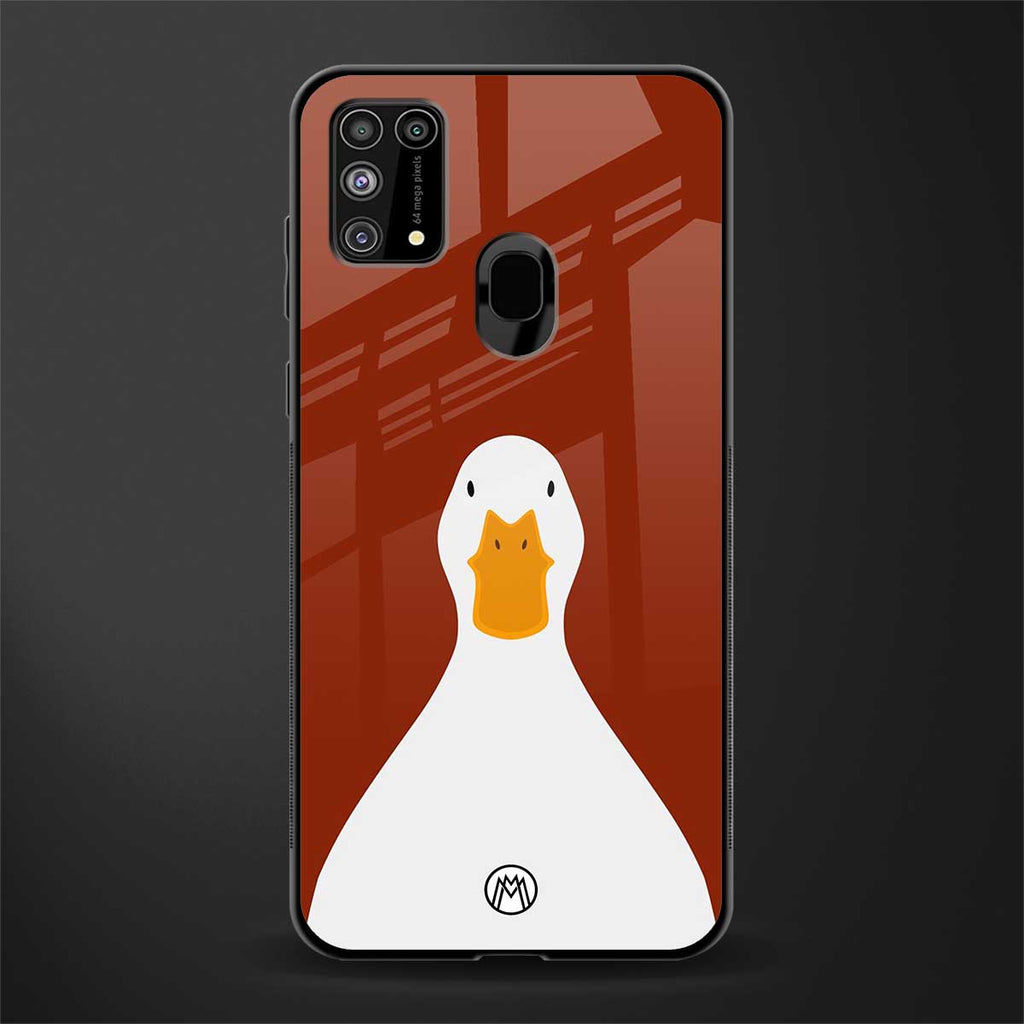 boring goose glass case for samsung galaxy m31 prime edition image