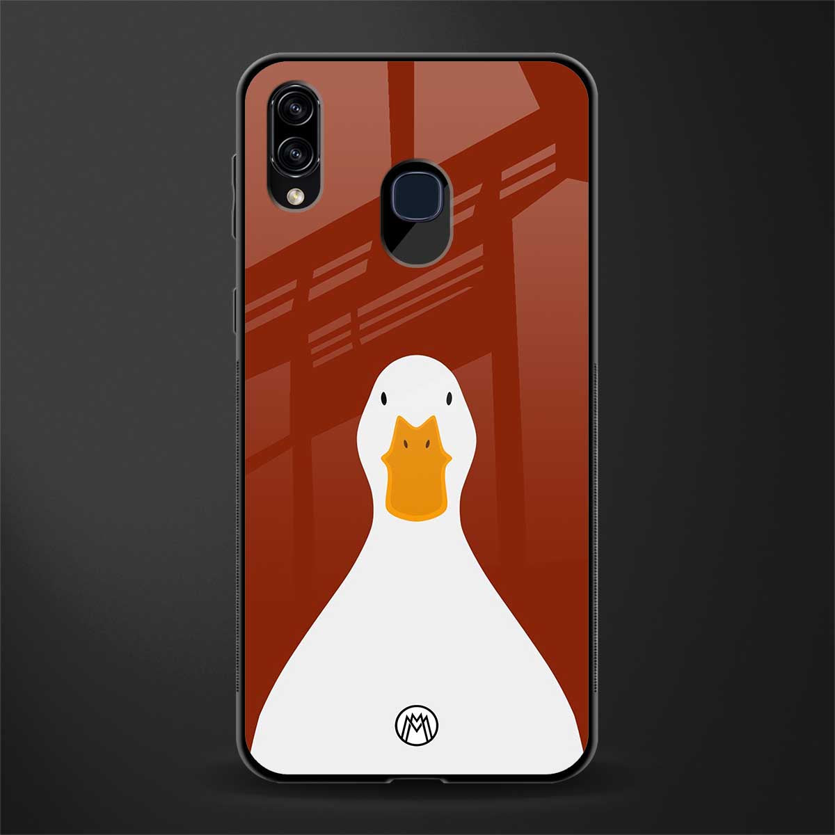 boring goose glass case for samsung galaxy a20 image