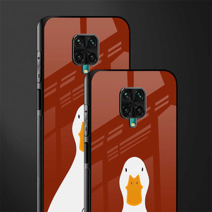 boring goose glass case for poco m2 pro image-2
