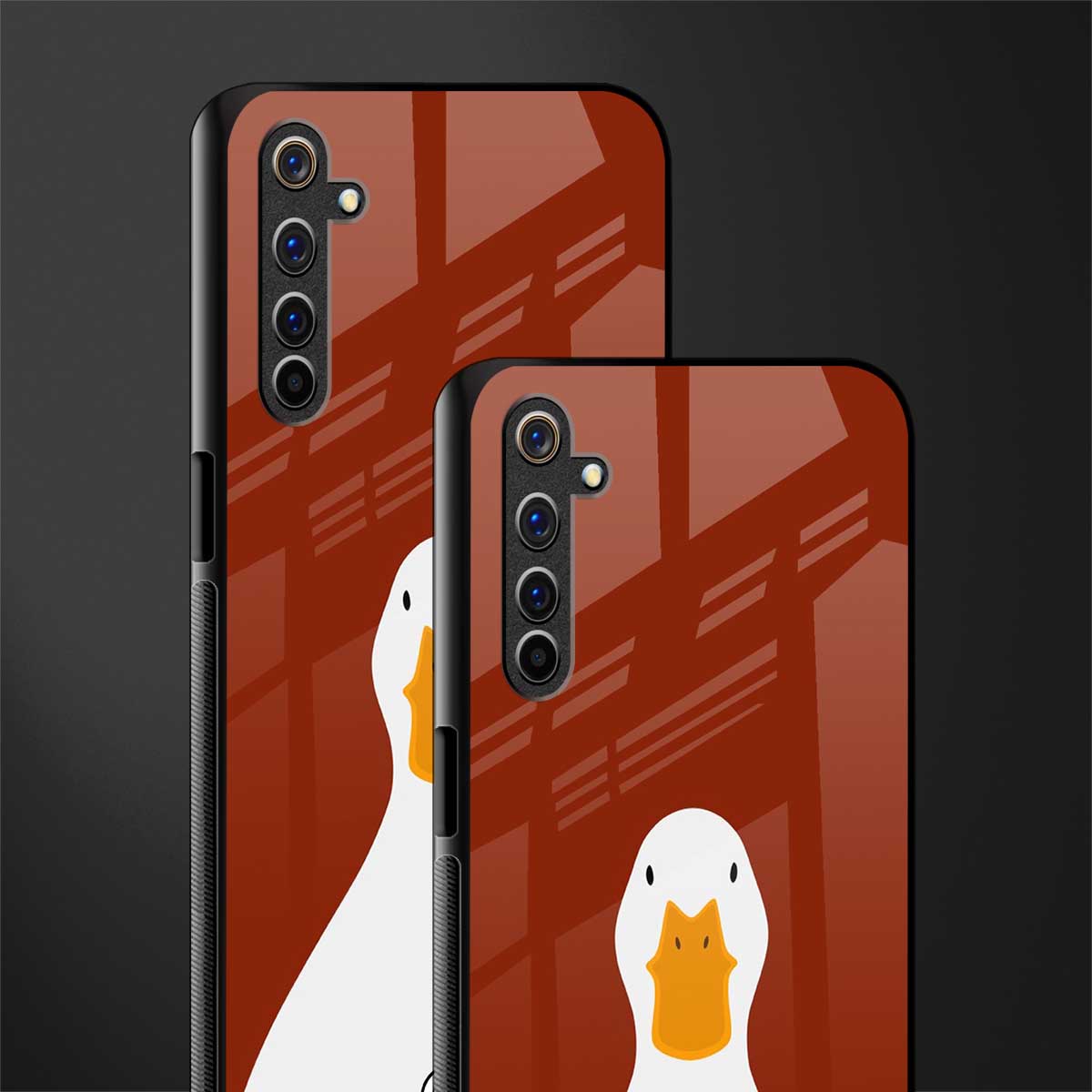 boring goose glass case for realme 6 pro image-2
