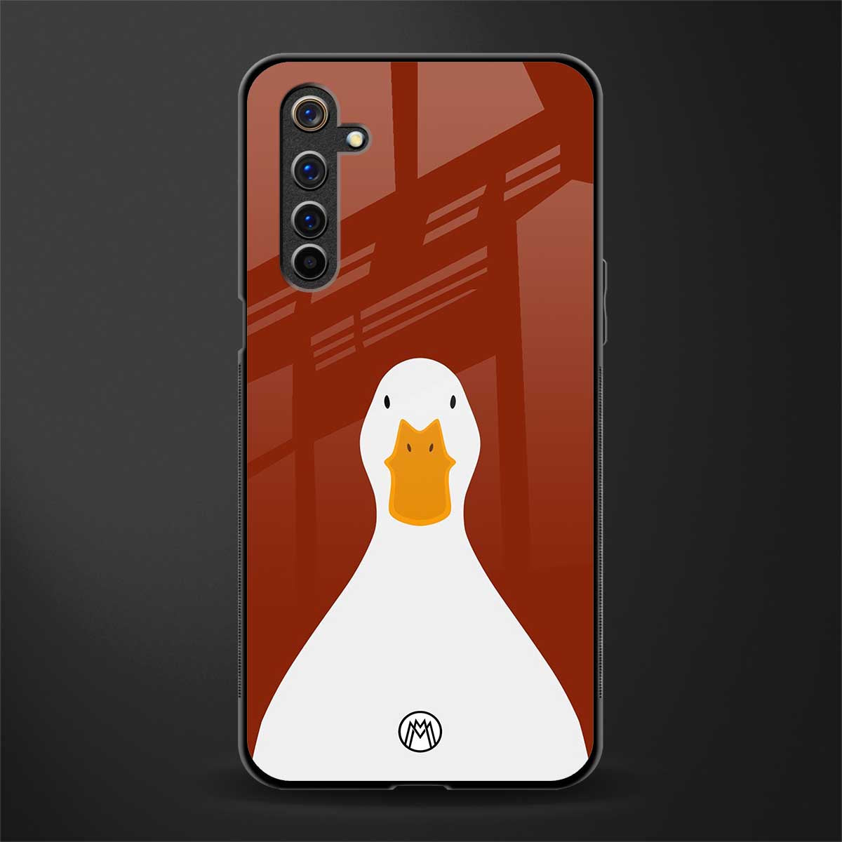 boring goose glass case for realme 6 pro image