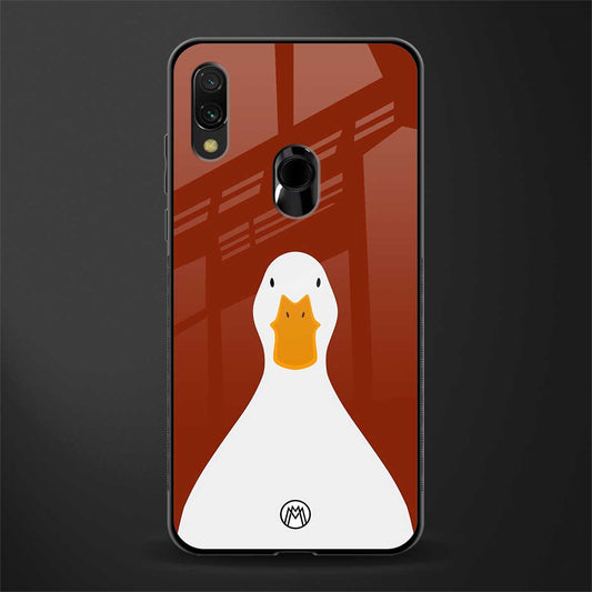 boring goose glass case for redmi y3 image