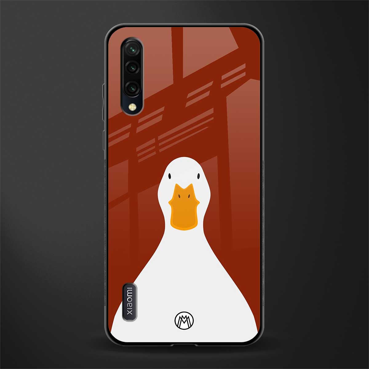 boring goose glass case for mi a3 redmi a3 image