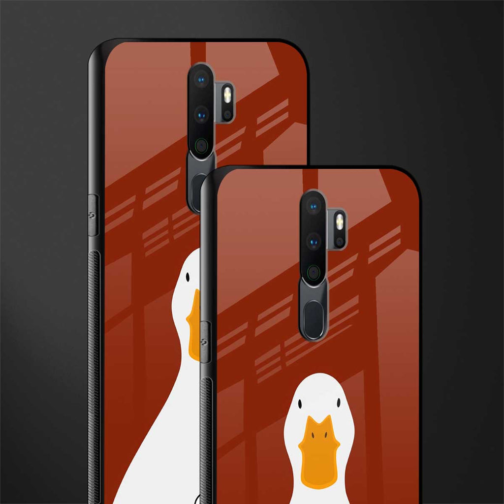 boring goose glass case for oppo a9 2020 image-2