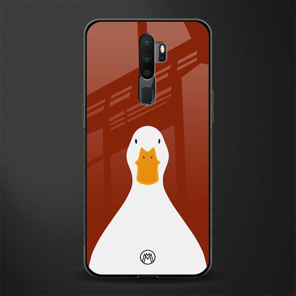 boring goose glass case for oppo a9 2020 image