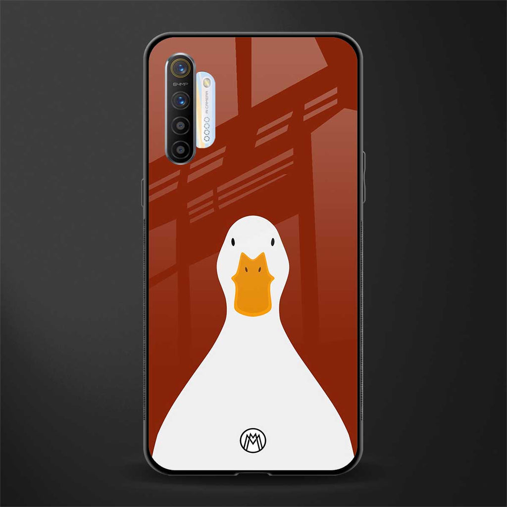 boring goose glass case for realme xt image