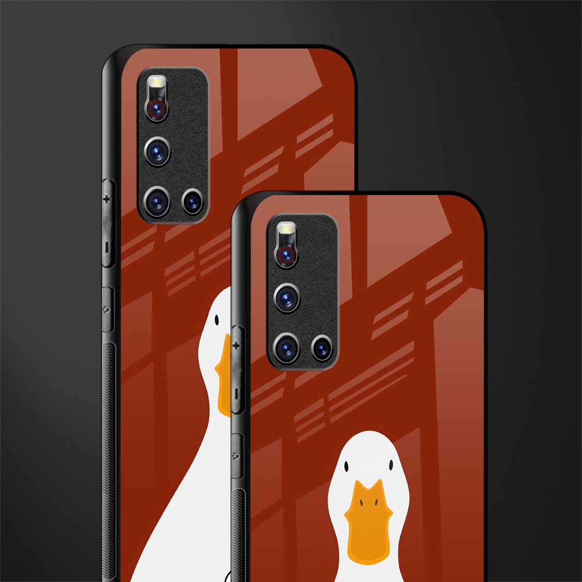 boring goose glass case for vivo v19 image-2