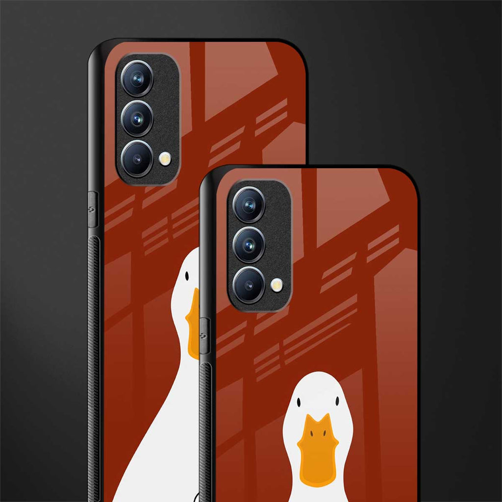 boring goose glass case for oppo f19 image-2
