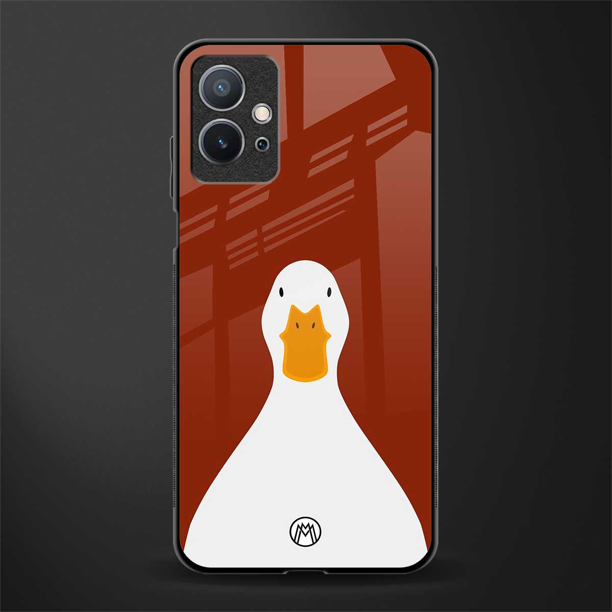 boring goose glass case for vivo y75 5g image