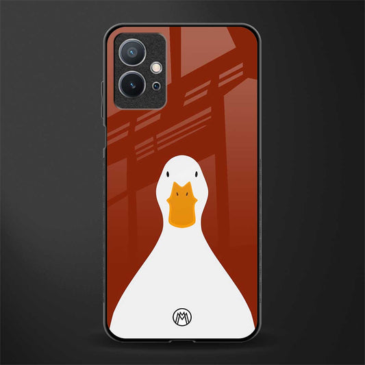 boring goose glass case for vivo y75 5g image