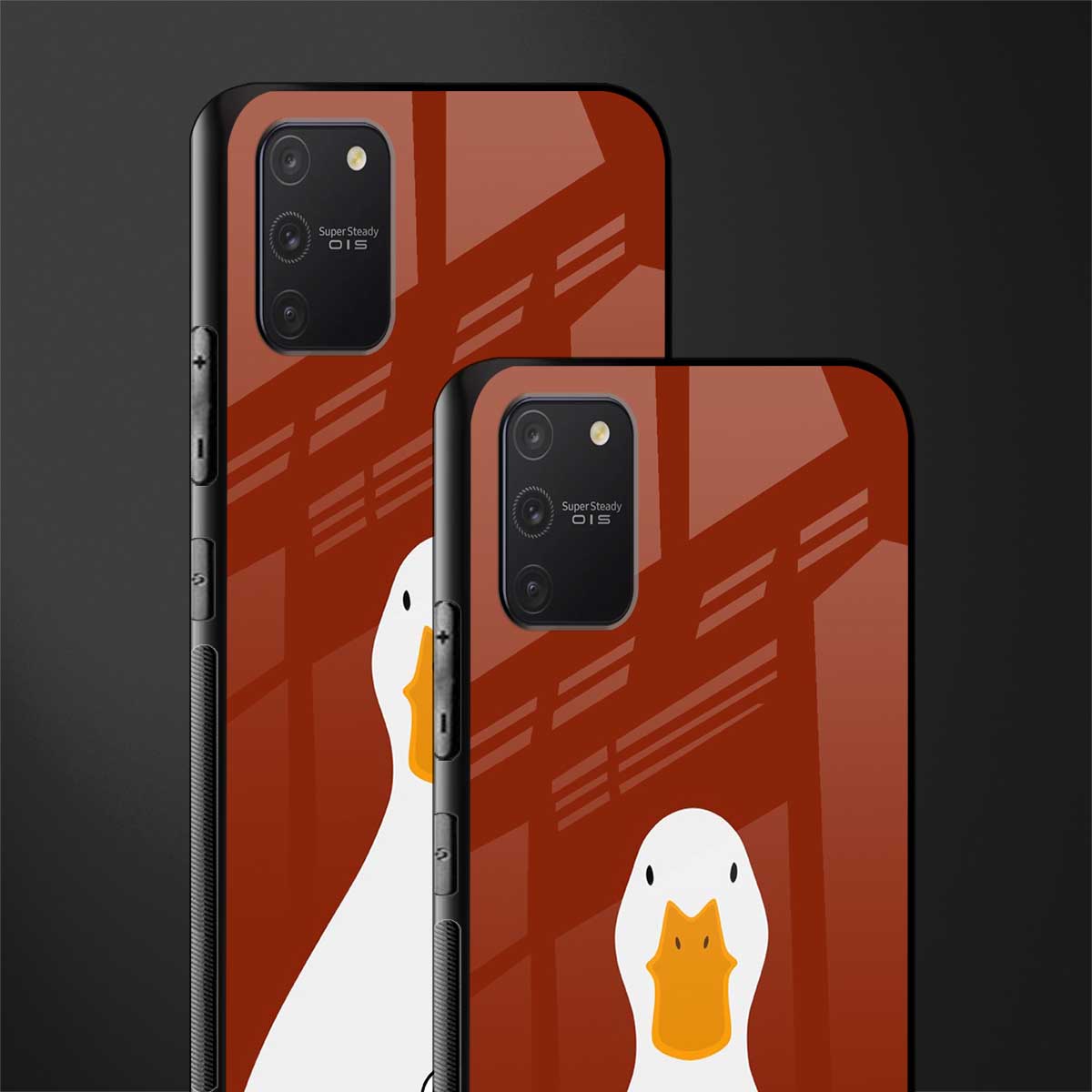 boring goose glass case for samsung galaxy a91 image-2