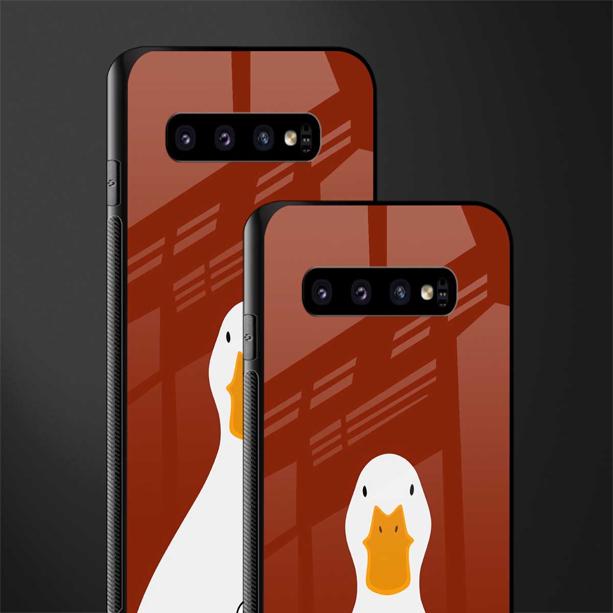boring goose glass case for samsung galaxy s10 plus image-2