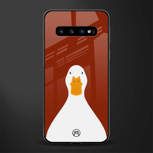 boring goose glass case for samsung galaxy s10 image