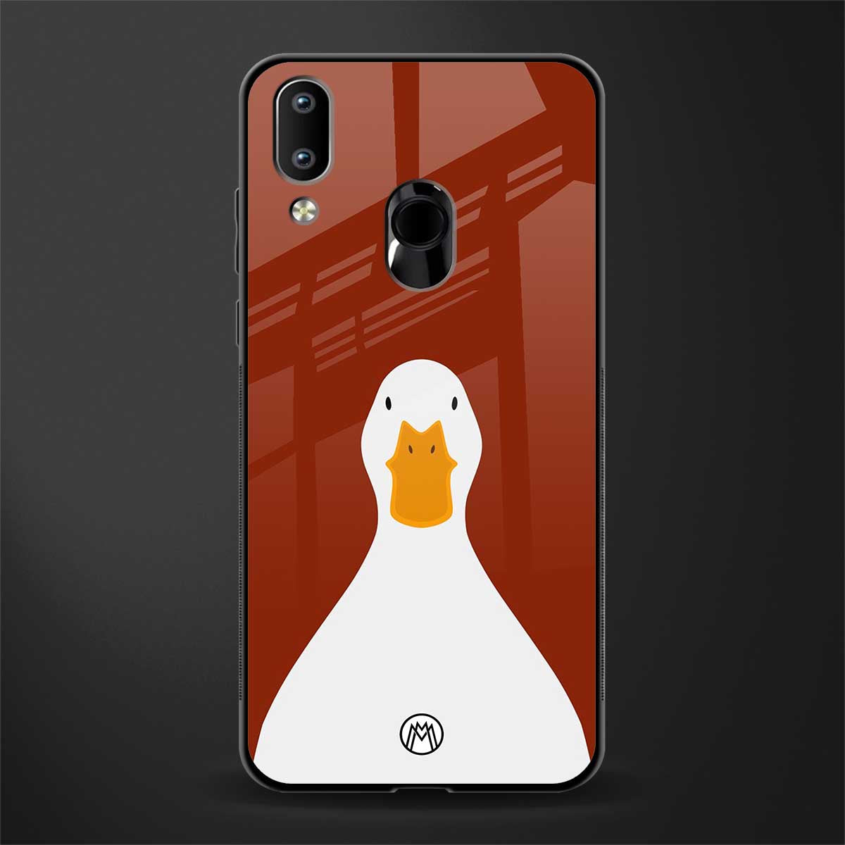 boring goose glass case for vivo y91 image