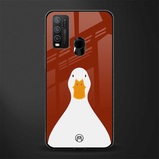 boring goose glass case for vivo y50 image