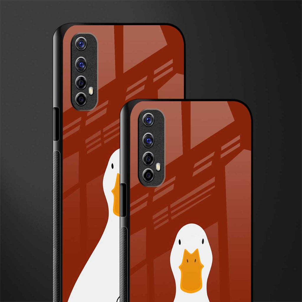 boring goose glass case for realme 7 image-2
