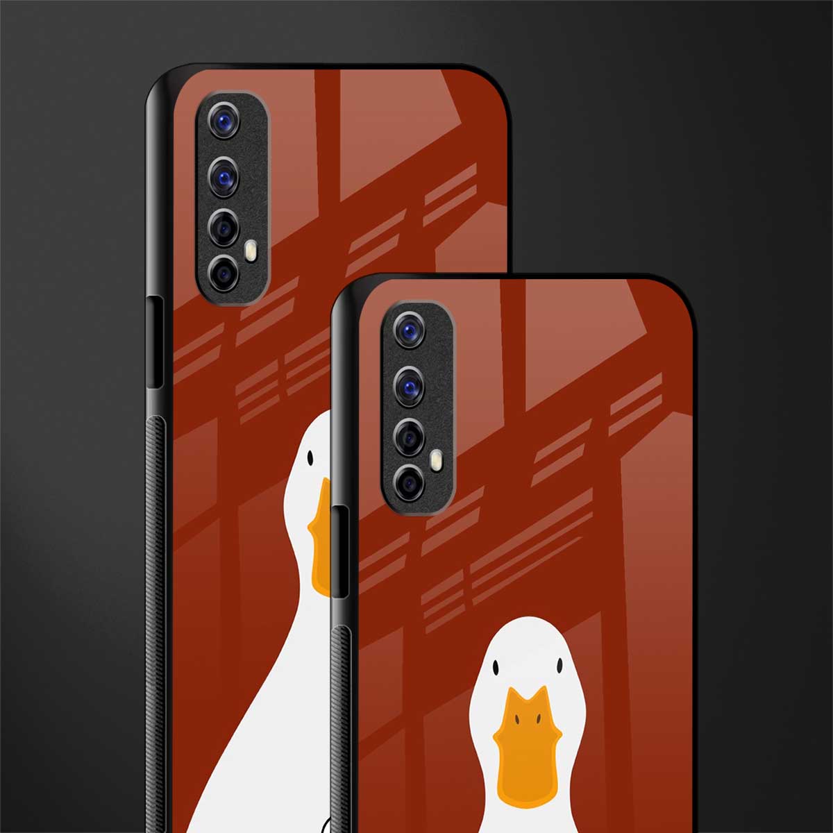 boring goose glass case for realme 7 image-2
