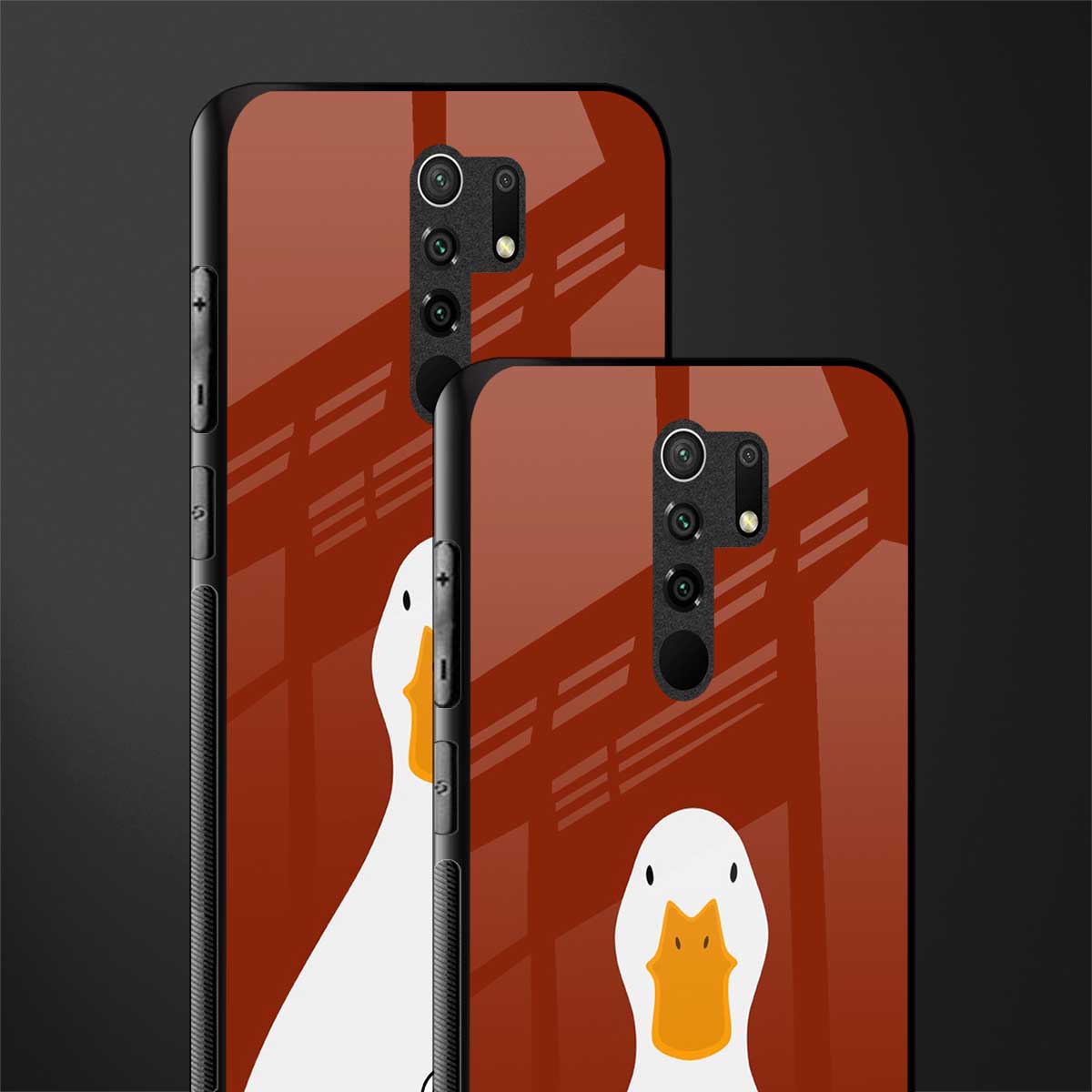 boring goose glass case for poco m2 image-2