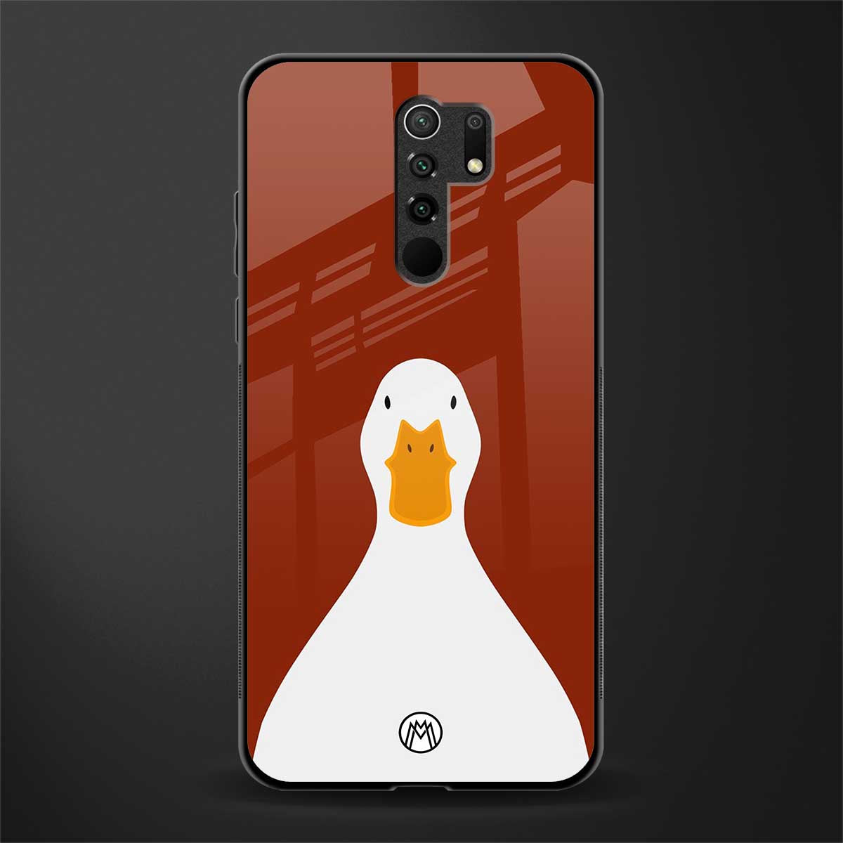 boring goose glass case for poco m2 image