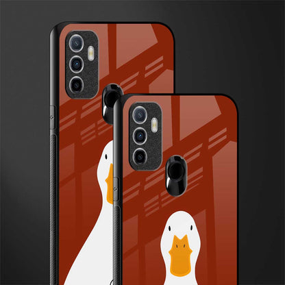 boring goose glass case for oppo a53 image-2