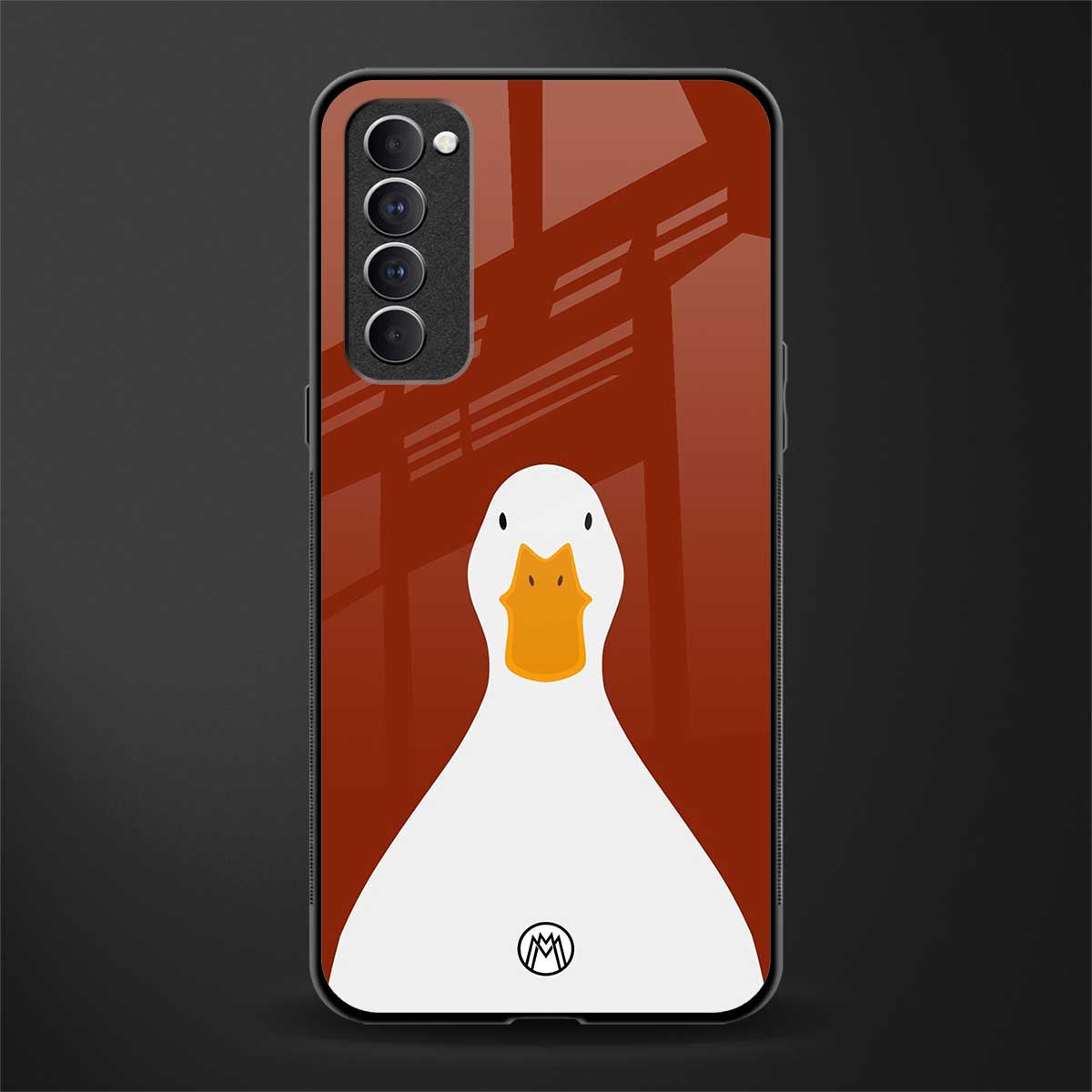 boring goose glass case for oppo reno 4 pro image