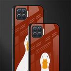 boring goose glass case for oppo f17 pro image-2