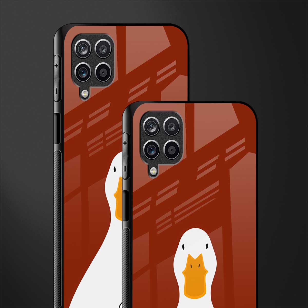 boring goose glass case for samsung galaxy a12 image-2