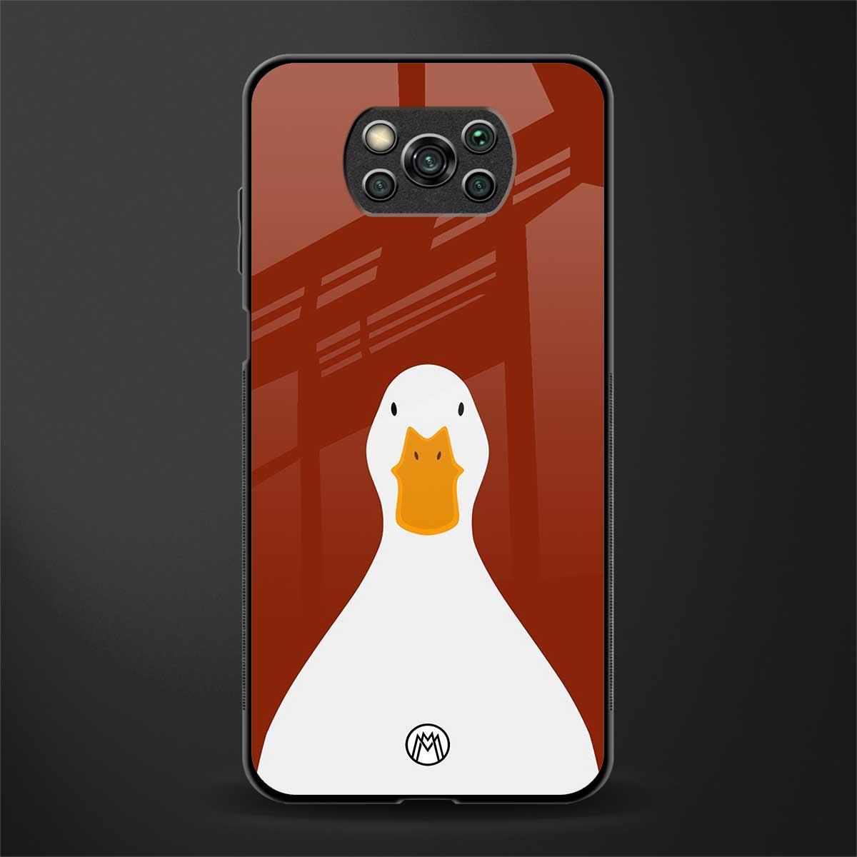 boring goose glass case for poco x3 pro image