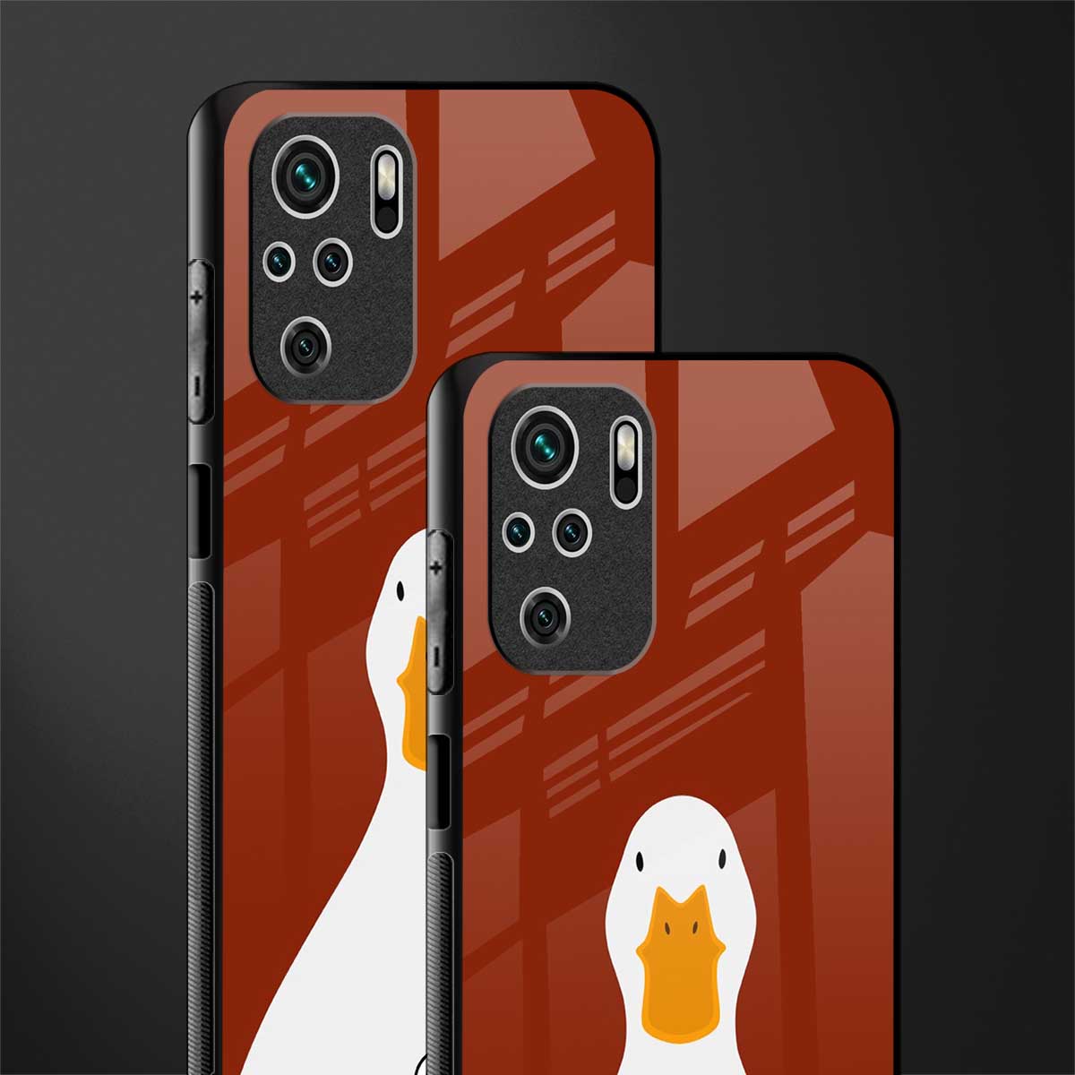 boring goose glass case for redmi note 10s image-2