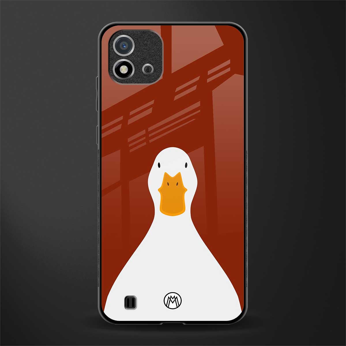 boring goose glass case for realme c20 image