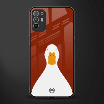boring goose glass case for oppo f19 pro plus image