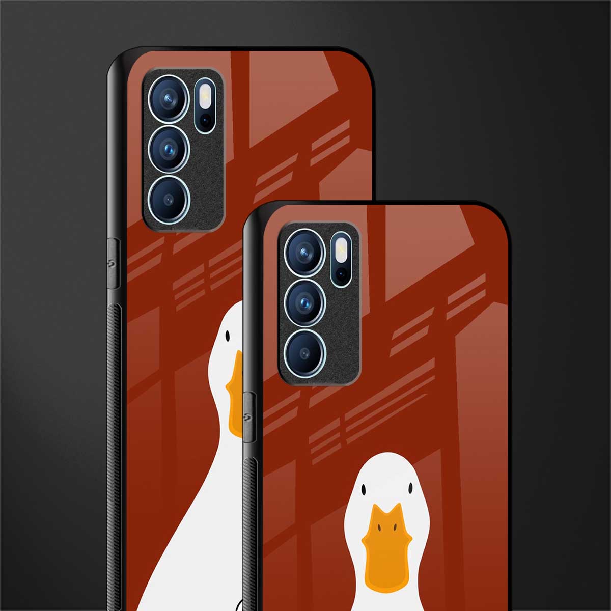 boring goose glass case for oppo reno6 5g image-2