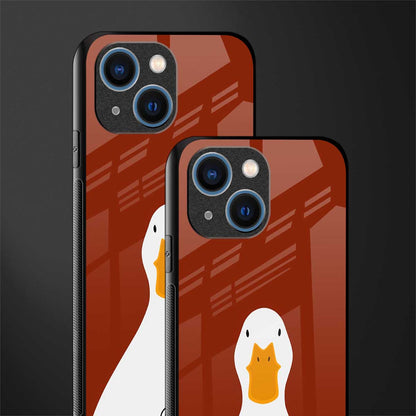 boring goose glass case for iphone 13 mini image-2