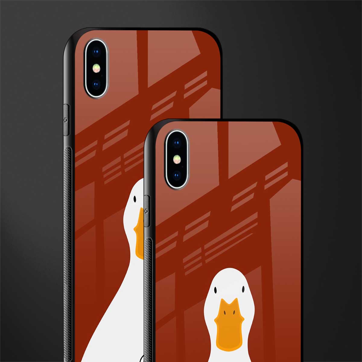 boring goose glass case for iphone xs max image-2