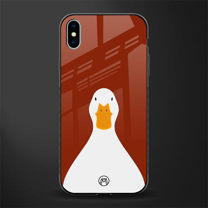 boring goose glass case for iphone xs max image