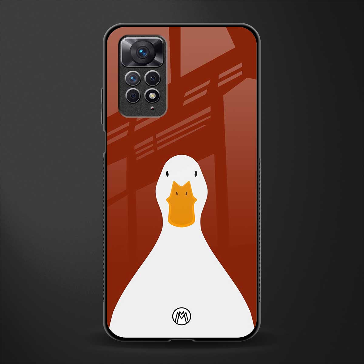 boring goose back phone cover | glass case for redmi note 11 pro plus 4g/5g