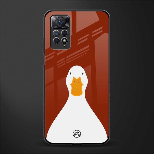 boring goose back phone cover | glass case for redmi note 11 pro plus 4g/5g